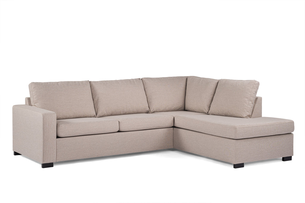 3 seater corner right, fabric Inari 22, I460 beige