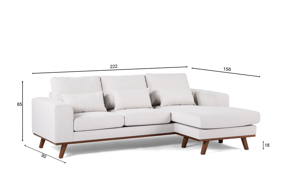 3 seater sofa - M460 beige