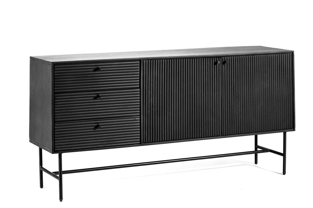 Dressoir, 160x40 cm, B340 zwart