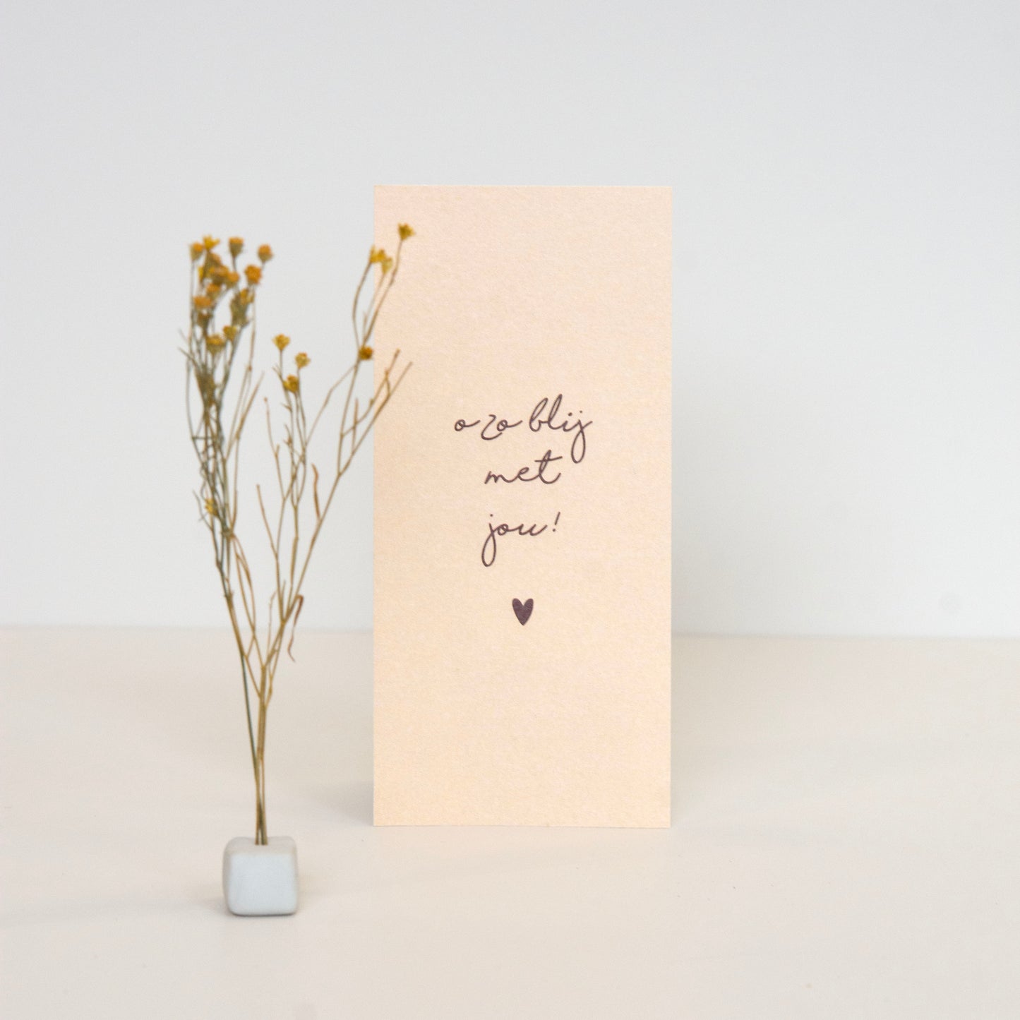 Little box dried flower - O zo blij met jou