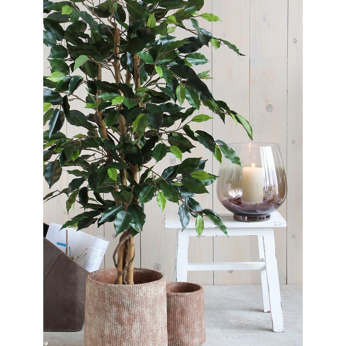 Ficus Kunstplant - H150 x Ø85 cm - Groen